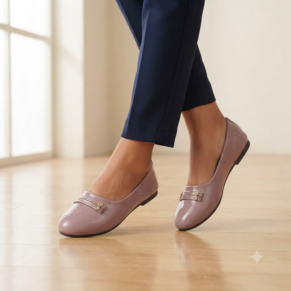Traditional Embroidered & Glossy Slip-On Juttis / Ethnic Mojris