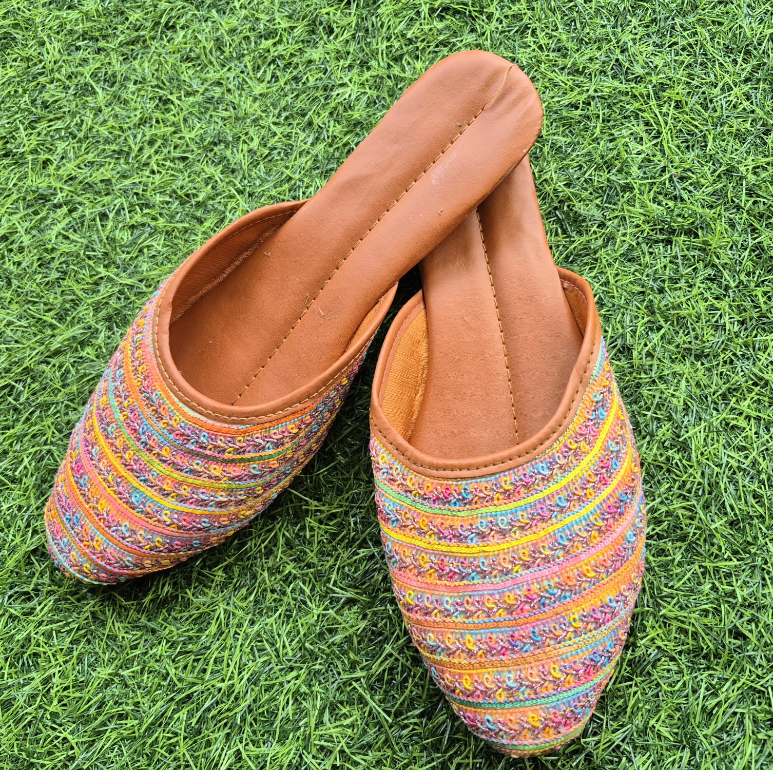 Floral & Cut-Out Mules