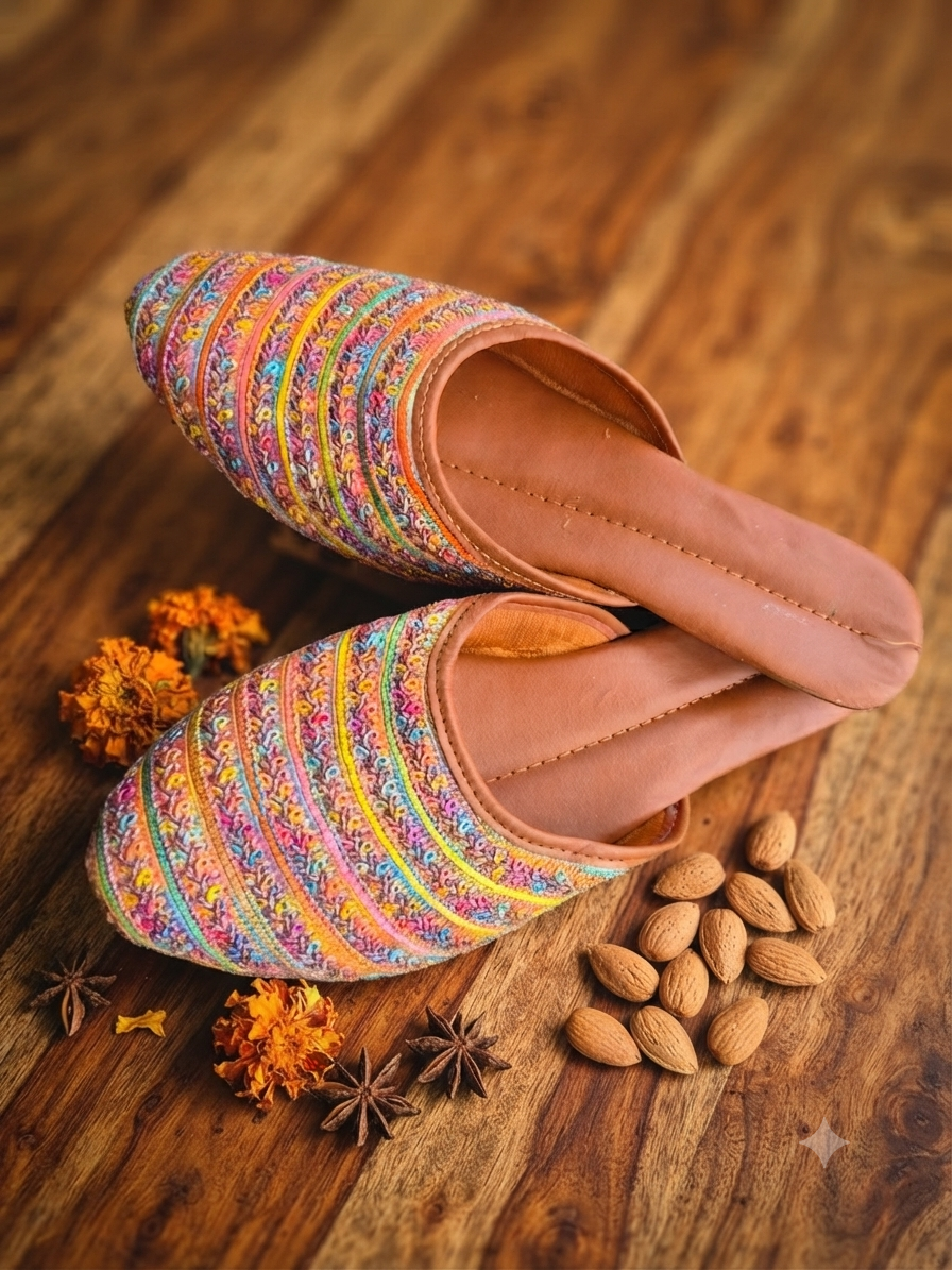 Stylish Women Ethnic Jutti Combo – Set of 3 Pairs Traditional Party Wear Jutti